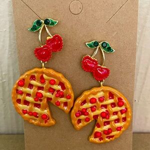 Sugarfix Cherry Pie 🍒🥧 earrings
